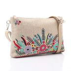 CLUTCH BAG WITH FLORAL DESIGN