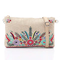 CLUTCH BAG WITH FLORAL DESIGN