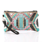 Clutch bag with studs