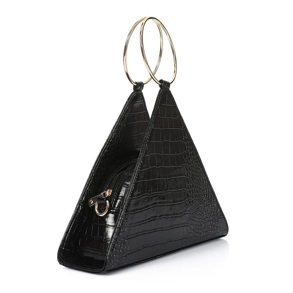 Triangle trendy essential hand bag