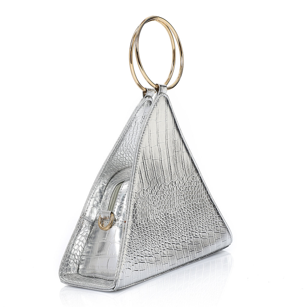 Triangle trendy essential hand bag
