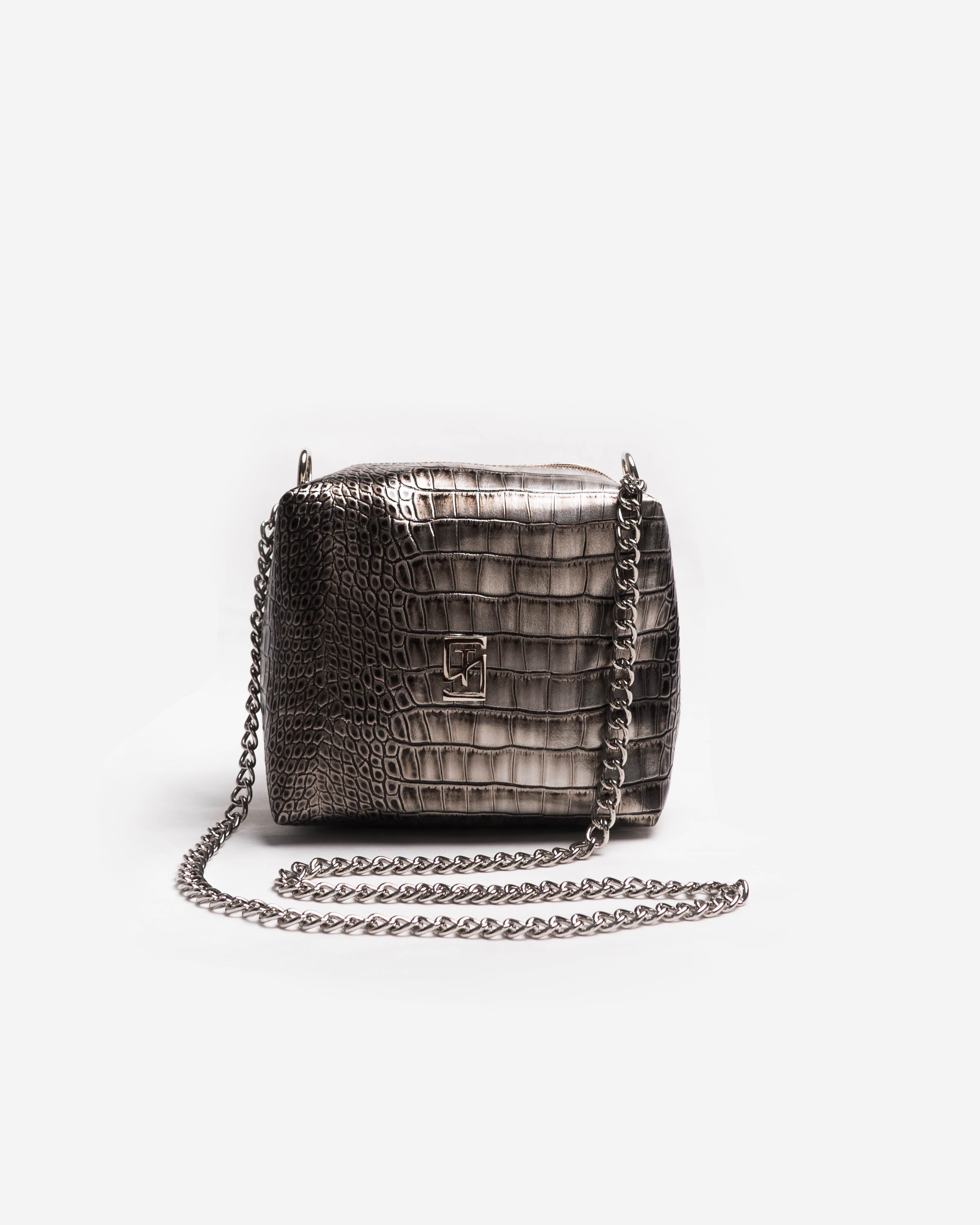 Silvio Torre Snake Leather Cross Bag